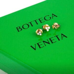 ❌SOLD❌ BOTTEGA VENETA Stud Earrings, Set of 3